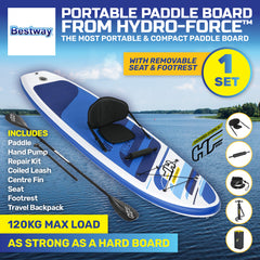 Bestway 3m Paddle Board Inflatable Removable Seat Innovative Technology - Camping Australia