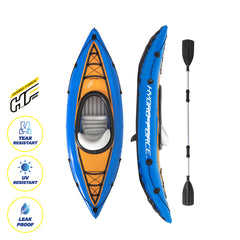 Bestway 2.8m Kayak Inflatable 1 Person Essentials Included Premium Quality - Camping Australia