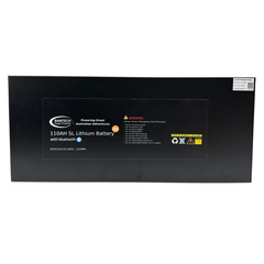 Baintech Slimline 110Ah 12.8V Lithium Battery with Bluetooth
