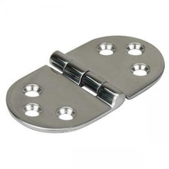 Stainless steel 316 Deck Hinge with six holes 78mmx40mm