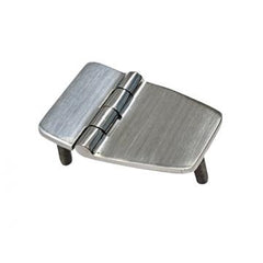 Stainless steel 316 Flush Hinge with three thread stud 38x60mm