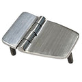 Stainless steel 316 Flush Hinge with three thread stud 38x60mm