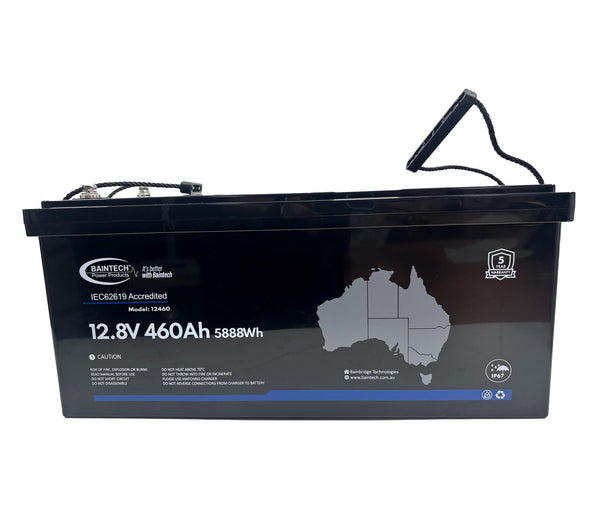 Baintech Elite 460Ah 12.8V Lithium Battery with Bluetooth BMS