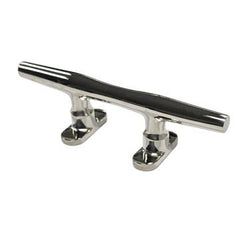 Stainless steel 316 Heavy Duty Open Base Stud Mount Cleats without thread bars 150mm