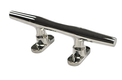 Stainless steel 316 Heavy Duty Open Base Stud Mount Cleats without thread bars 150mm