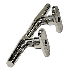Stainless steel 316 Heavy Duty Open Base Stud Mount Cleats without thread bars 150mm