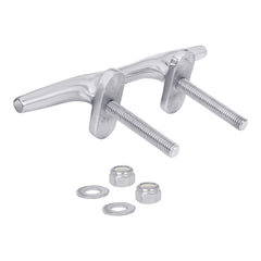 Stainless steel 316 Heavy Duty Open Base Stud Mount Cleats without thread bars 150mm