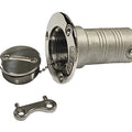 Stainless steel 316 Hose Deck Fills with key 'Waste' 2"