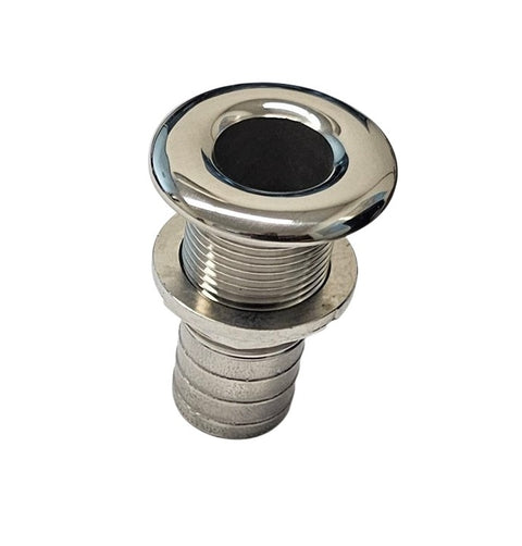 SS316 Through Hull Outlet with Hose Connection