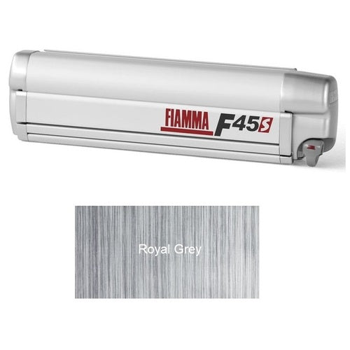 Fiamma F45 S Titanium 400 Awning – Royal Grey Canopy