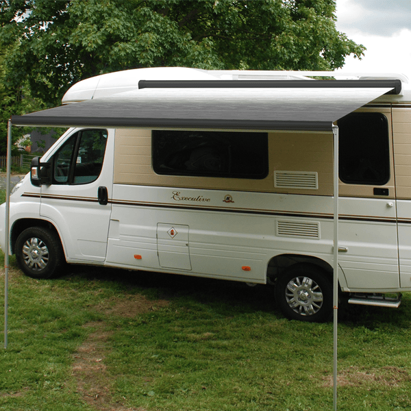 Carefree Freedom 12V Motorised 4.0M Black Cased Box Awning - Silver Shale Fade