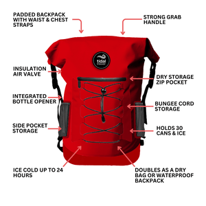 Tidal Trekker 35L Cooler Backpack – key features