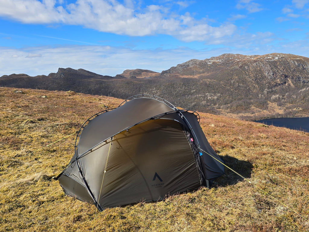 2 Person 3-Season Hiking Tent - Vern 2 3S - 2.5kg by Nortent