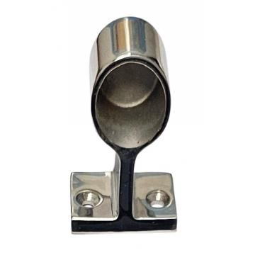 Stainless steel 316 End 120° Stanchion 25mm (1")