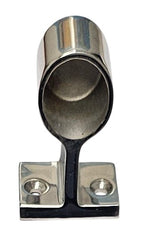 Stainless steel 316 End 120° Stanchion 22mm (7/8")