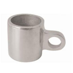 Stainless steel 316 Stanchion Sleeve w/eye 22mm (7/8")