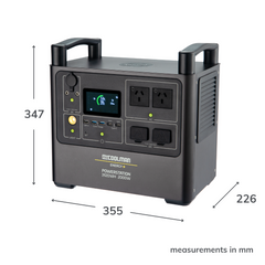myCOOLMAN Energy Power Station 1920Wh (150Ah) & Bonus 100W Solar Blanket