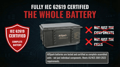 400Ah Lithium Battery 12V Waterproof Bluetooth Chassis Mount (IP67)