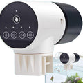 CARLA HOME Automatic Fish Feeder with Timer and Rechargeable Dispenser