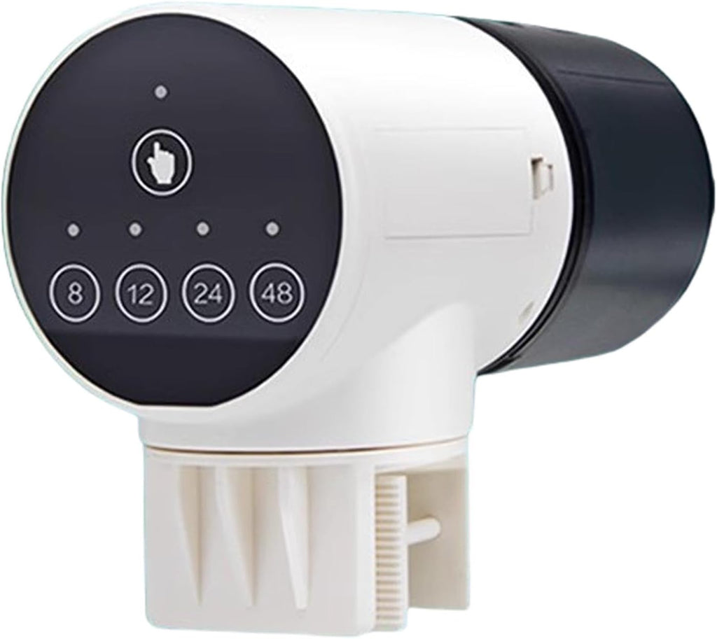 CARLA HOME Automatic Fish Feeder with Timer and Rechargeable Dispenser