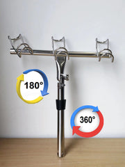 SS316 3-Way Adjustable Rod Holder