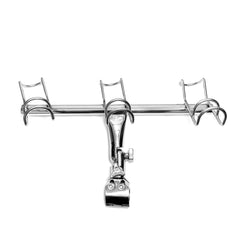 SS316 3-Way Adjustable Rail Mount Rod Holder