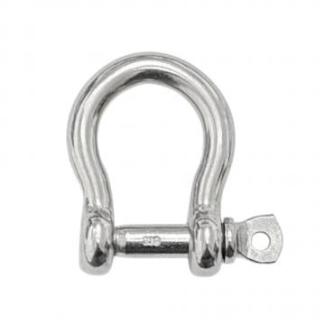 Stainless steel 316 Forged Dee Shackles with captive bolt 12mm