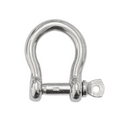 Stainless steel 316 Forged Dee Shackles with captive bolt 10mm
