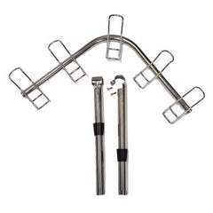 SS316 5-Way Adjustable Corner Rod Holder