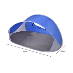 Mountview Pop Up Tent Camping Beach