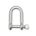 Stainless steel 316 Forged Dee Shackles with captive bolt 5mm