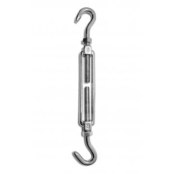 SS316 Turnbuckle Hook/Hook (with Lock Nuts)