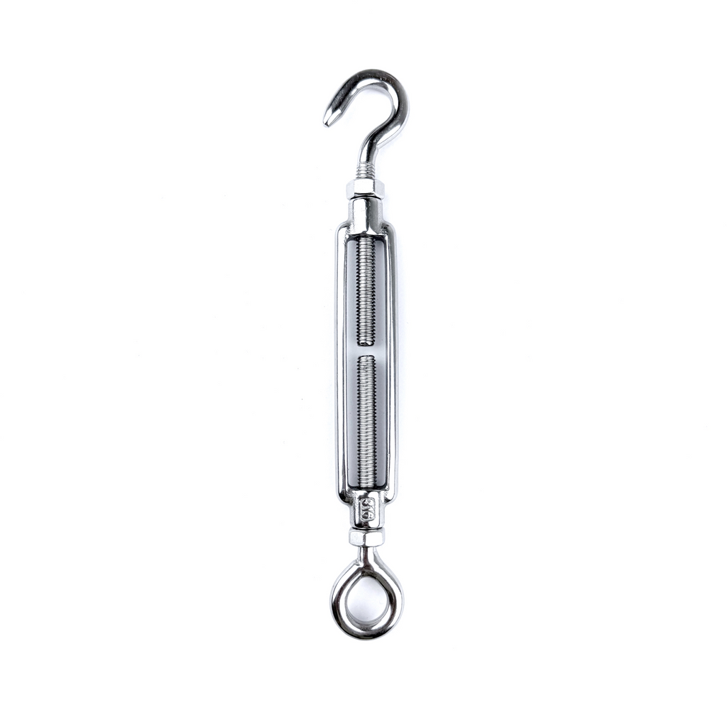 SS316 Turnbuckle Eye/Hook (with Lock Nuts)