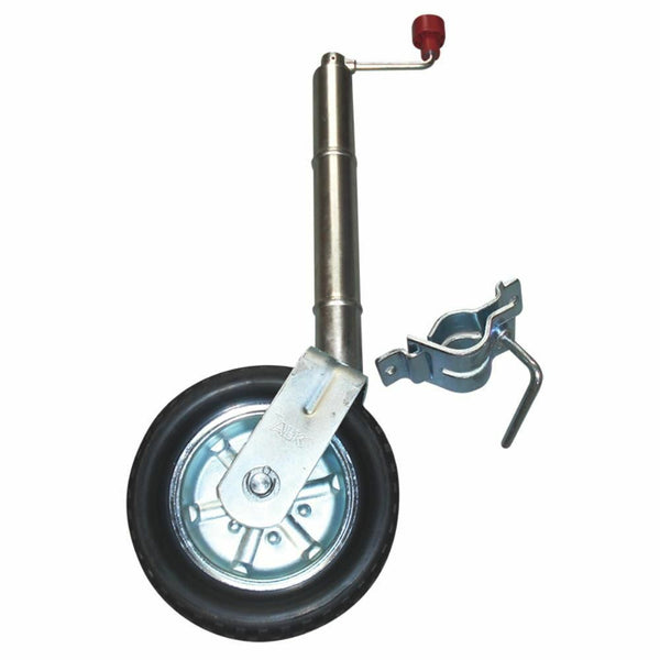 AL-KO 10" Solid Tyre Jockey Wheel with Clamp