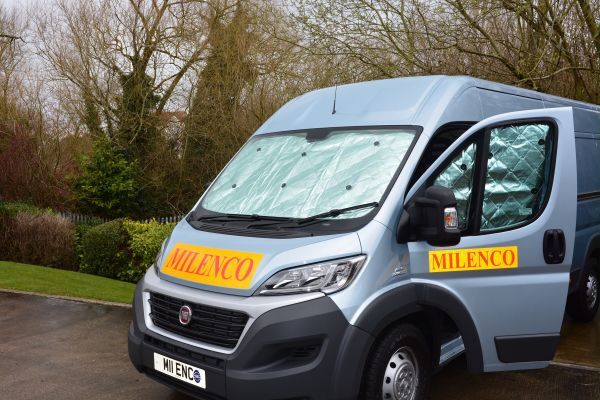 Milenco Internal Universal Silver Thermal Cab Blind