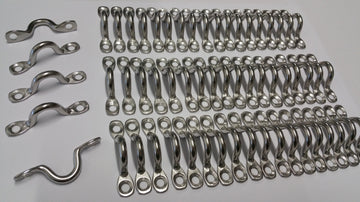SS316 Wire Eye Strap (Saddle)