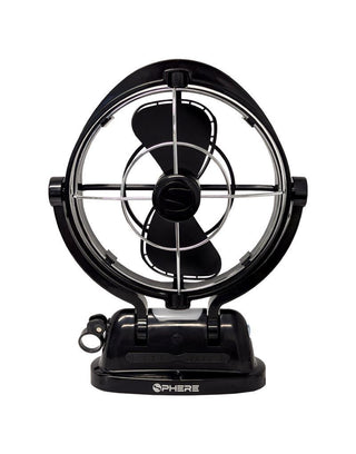 Sphere VIENTO Fan & Light with USB A&C Outputs + Remote - Black