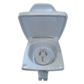 CMS 15AMP Plug Power Inlet - White