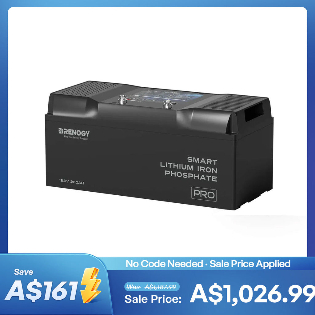 Renogy Pro 200Ah LiFePO4 Battery with Bluetooth & Self-Heat