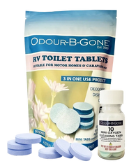 Odour-B-Gone Blue RV Toilet Tablets (50 pack)