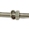 Stainless steel 316 welded Eye Bolts 6mm (Thread 6mm,Thread Length 45mm,Overal Length 70mm)