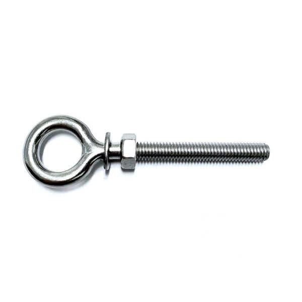Stainless steel 316 welded Eye Bolts 6mm (Thread 6mm,Thread Length 65mm,Overal Length 90mm)
