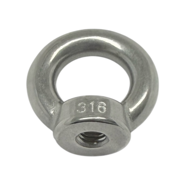 Stainless steel 316 welded Eye Bolts 12mm (Thread 12mm,Thread Length 85mm,Overal Length 140mm)