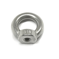 Stainless steel 316 welded Eye Bolts 12mm (Thread 12mm,Thread Length 85mm,Overal Length 140mm)