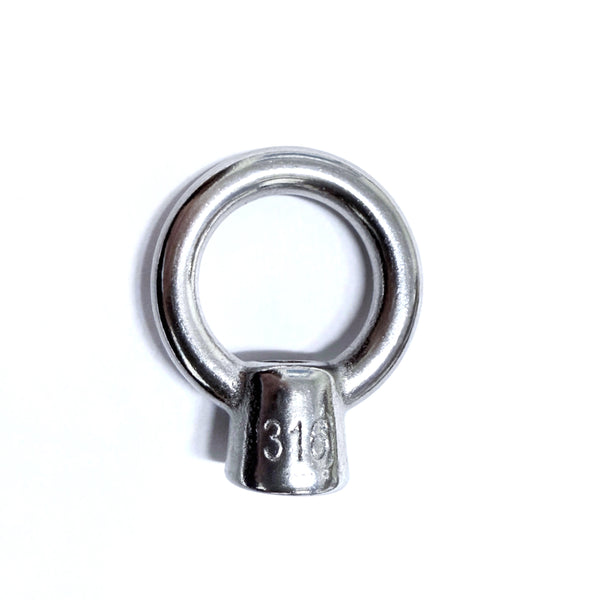 Stainless steel 316 welded Eye Bolts 10mm (Thread 10mm,Thread Length110mm,Overal Length150mm)