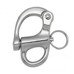 Stainless steel 316 Fixed Snap Shackles 12x52mm
