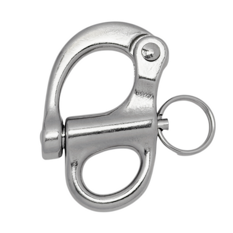 Stainless steel 316 Fixed Snap Shackles 16x66mm