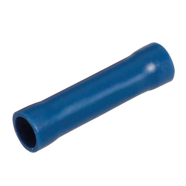 Narva blue butt splice cable joiners for 4mm wire, 14 pack