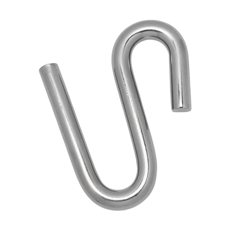 Stainless steel 316 Long Arm Type ‘S’ Hook 6mm