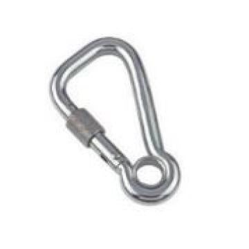 Stainless steel 316 Asymetric Snap Hook with screw & thimble eye 60x6mm
